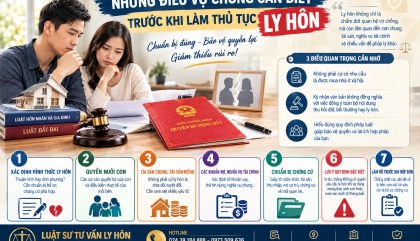 NHỮNG ĐIỀU VỢ CHỒNG CẦN BIẾT TRƯỚC KHI LÀM THỦ TỤC LY HÔN